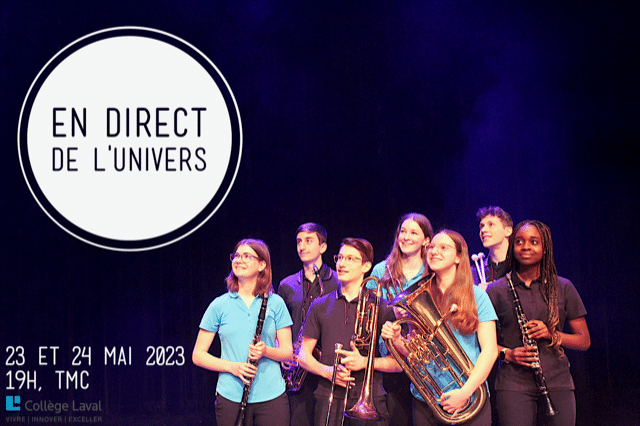 Le Département de musique du Collège Laval présente En direct de l'univers