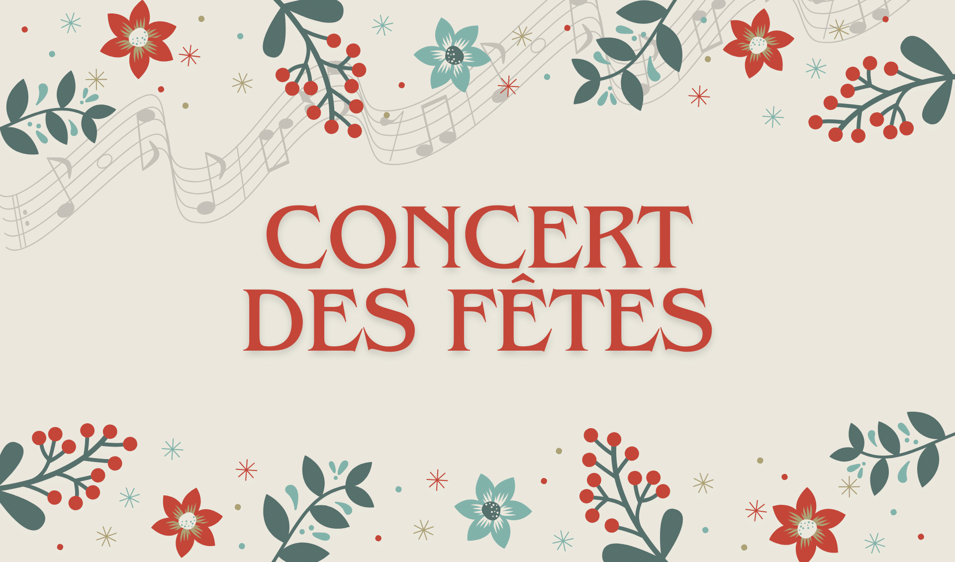 Concert des Fêtes Le département de musique du Collège Laval TMC